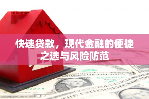 泰来快速贷款，现代金融的便捷之选与风险防范