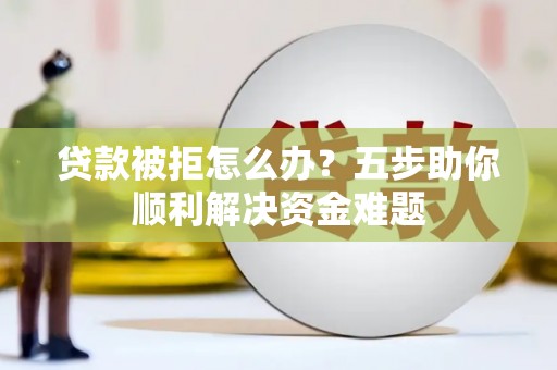 泰来贷款被拒怎么办？五步助你顺利解决资金难题