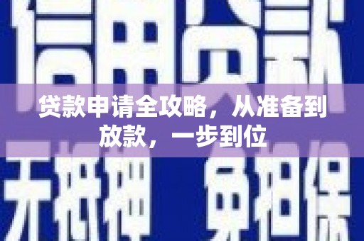 泰来贷款申请全攻略，从准备到放款，一步到位