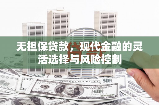 泰来无担保贷款，现代金融的灵活选择与风险控制