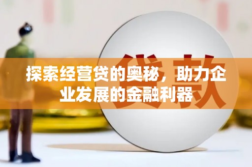 泰来探索经营贷的奥秘，助力企业发展的金融利器
