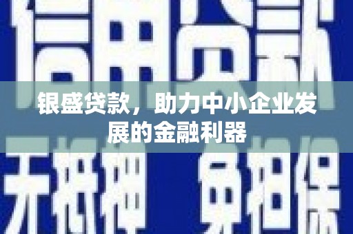 泰来银盛贷款，助力中小企业发展的金融利器