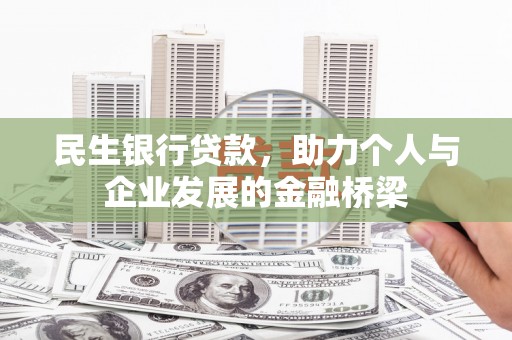 泰来民生银行贷款，助力个人与企业发展的金融桥梁