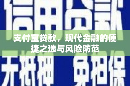 泰来支付宝贷款，现代金融的便捷之选与风险防范