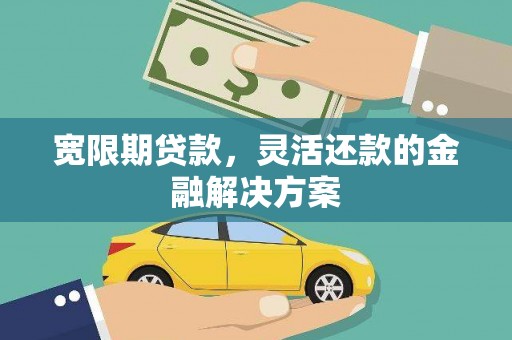 泰来宽限期贷款，灵活还款的金融解决方案