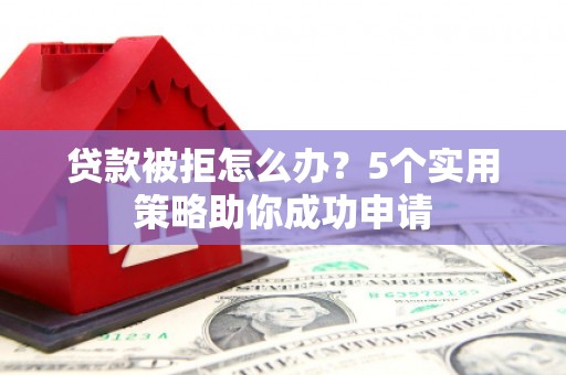 泰来贷款被拒怎么办？5个实用策略助你成功申请