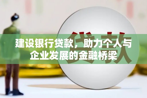 泰来建设银行贷款，助力个人与企业发展的金融桥梁