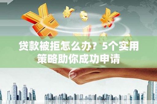 泰来贷款被拒怎么办？5个实用策略助你成功申请