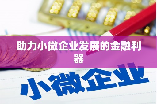 泰来助力小微企业发展的金融利器