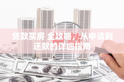 泰来贷款买房 全攻略，从申请到还款的详细指南