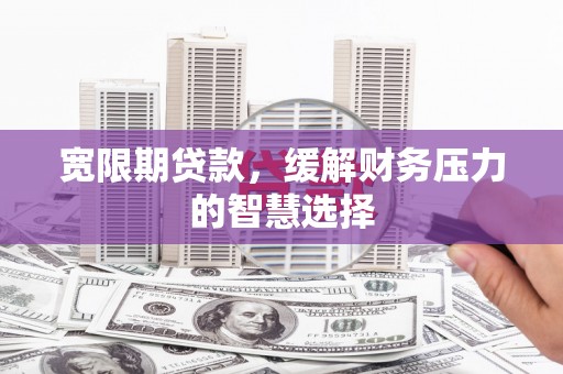 泰来宽限期贷款，缓解财务压力的智慧选择