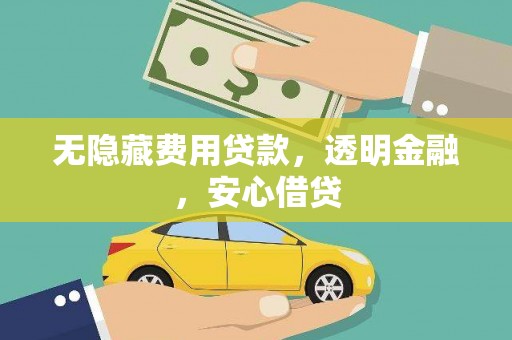 泰来无隐藏费用贷款，透明金融，安心借贷
