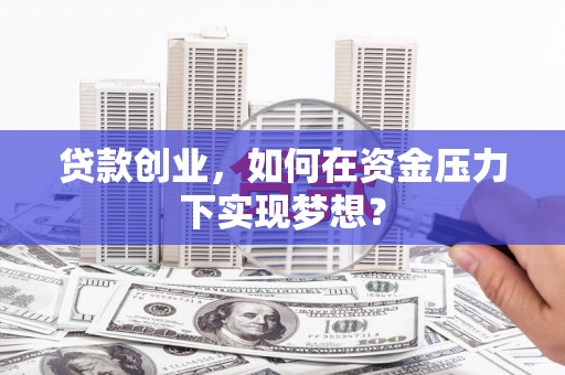 泰来贷款创业，如何在资金压力下实现梦想？