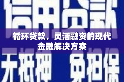 泰来循环贷款，灵活融资的现代金融解决方案