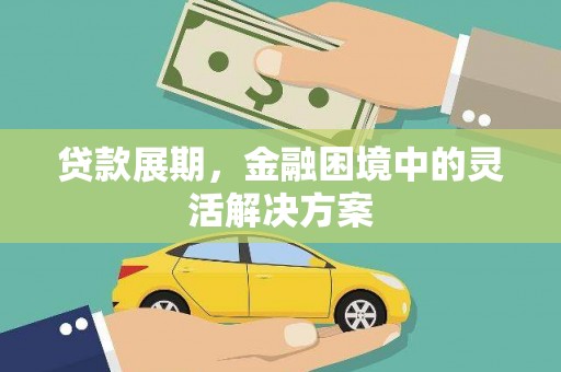 泰来贷款展期，金融困境中的灵活解决方案