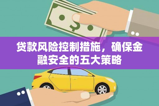 泰来贷款风险控制措施，确保金融安全的五大策略