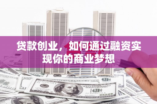 泰来贷款创业，如何通过融资实现你的商业梦想