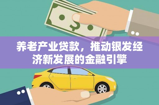 泰来养老产业贷款，推动银发经济新发展的金融引擎
