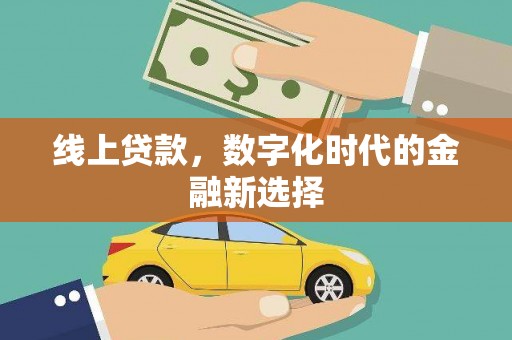 泰来线上贷款，数字化时代的金融新选择