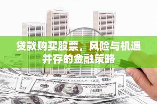 泰来贷款购买股票，风险与机遇并存的金融策略
