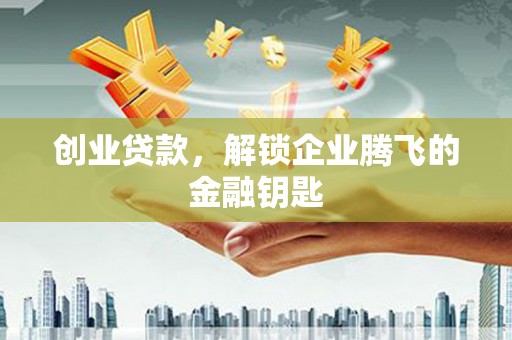 泰来创业贷款，解锁企业腾飞的金融钥匙