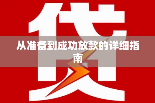 泰来从准备到成功放款的详细指南