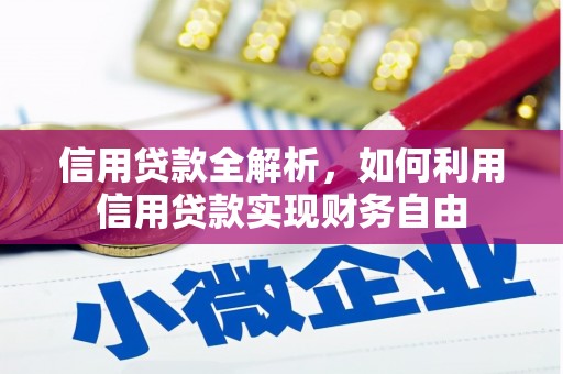 泰来信用贷款全解析，如何利用信用贷款实现财务自由